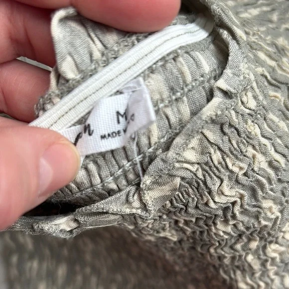 Smocked Top with Ruffled Edges - Picture 6 of 7